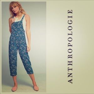 Anthropologie Maeve Tidal Overalls